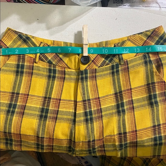 Vintage Yellow Plaid Pants - Picture 2 of 7